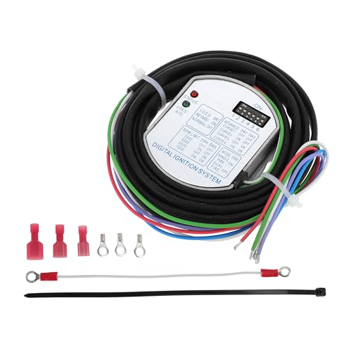 PARSLUCK No.53-644 Programmable Single Fire Electronic Ignition Module, Motorcycle Ignition Control Unit for Harley-Davidson for Dyna, Ignition Control Module Ignition Controller