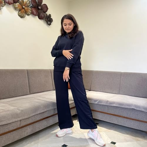 Image of Women's Co-Ord Set Relaxed Fit for Women | Two Piece Suit Top & Pant| Full Sleeve Cord Dress for Women | Casual Wear Co-ord Set for Women