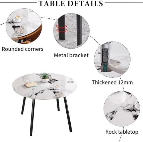 Close-up of a high-gloss white rock slab tabletop showing the waterproof and scratch-resistant surface texture.