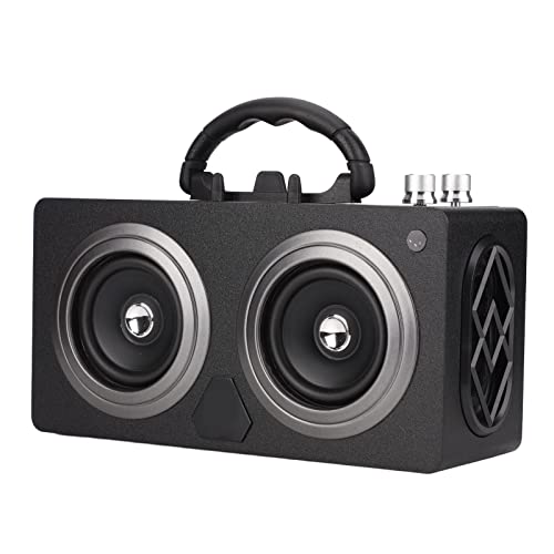 Tragbarer Bluetooth-Lautsprecher, Lauter Graffiti-Stereo-Soundsystem-Lautsprecher, Doppelter Subwoofer, Schwerer Bass, Langer Reim, 3600-mAh-Akku, für Party-Camping zu Hause Im Freien(Schwarzes Gold) Tragbarer Bluetooth-Lautsprecher, Lauter Graffiti-Stereo-Soundsystem-Lautsprecher, Doppelter Subwoofer, Schwerer Bass, Langer Reim, 3600-mAh-Akku, für Party-Camping zu Hause Im Freien(Schwarzes Gold)