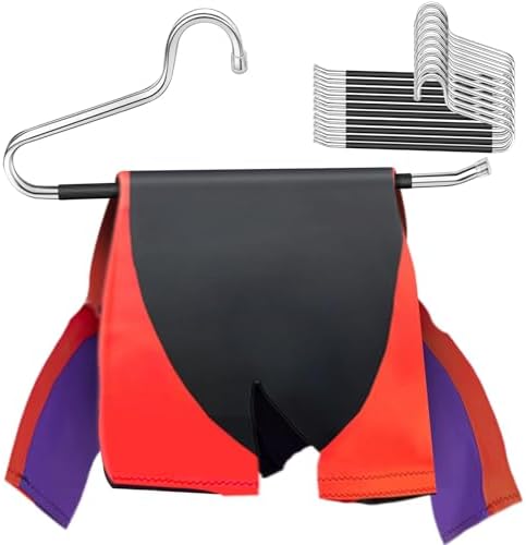 Osprey Wetsuit Hanger, uitschuifbare kledinghanger voor wetsuit en droogpak, telescopische paal met zuignappen, past op twee wetsuits, zwart