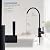 WEWE Matte Black Drinking Water Faucet Non Air Gap Stainless Steel Filtered Faucet for Kitchen Sink Reverse Osmosis System