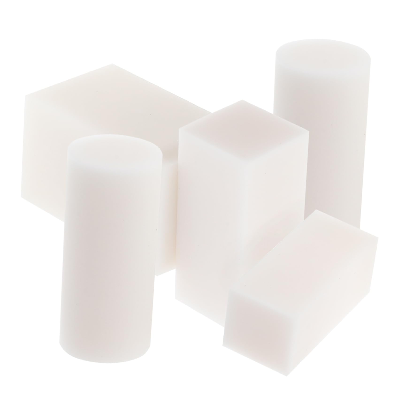 Housoutil Handmade Carving Rubber Blocks 5pcs Linoleum Blocks Carve for DIY Stamps