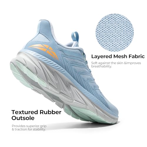 Image of ALLSWIFIT Mens Slip On Walking Shoes Running Sneakers | Comfortable, Tennis, Breathable, Non Slip, Cushion, Lightweight, Athletic, Gym, Workout, Cross Training, Fashion