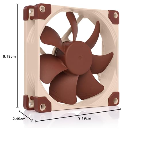 Noctua NF-A9 FLX, Premium Quiet Fan, 3-Pin (92mm, Brown) - Image 7