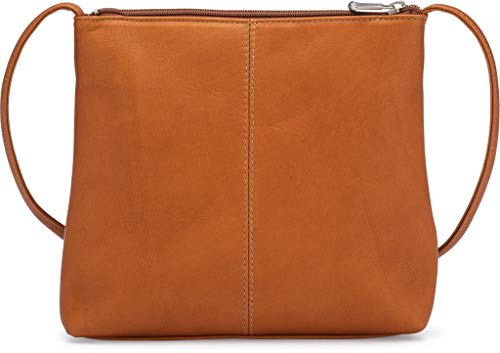 Le Donne Leather Carry Along Leather Crossbody Bag, Premium Colombian Vaquetta Leather 9.5” x 8.5” x 2”4