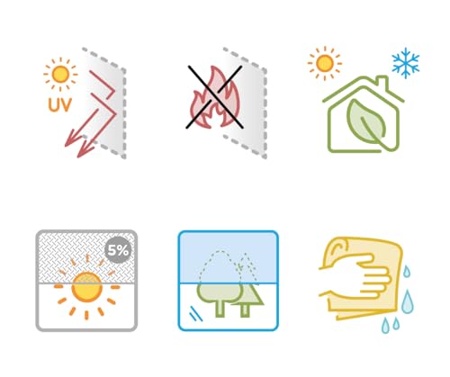 Tende A Rullo Per Interni Motorizzate Screen, Tenda Motorizzata Elettrica In Tessuto Isolamento Termico Filtrante Con Betteria E Telecomando Per Finestre Storesdeco Bianco Motorizzate 140X250 Cm - 6