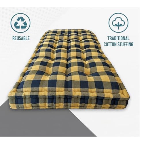 Image of REGILLER Soft & Supportive Single Cotton Mattress | Thick Comfortable Mattress for Daily Home, PG & Hostel Use (72 x 36 x 5 Inch)