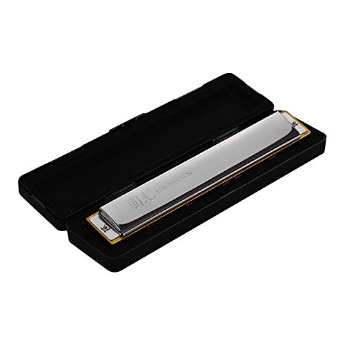 RuleaxAsi 28 Buraco Wide Range Gaita Chave de C Tremolo Harmonica Mouthorgan Instrumento de sopro pr