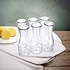 12 oz (350 ml) Glass Carafe Beverage Bottles, 6-pack - Water Pitchers, Wine Decanters, Mixed Drinks, Mimosas, Centerpieces, Arts & Crafts - Restaurant, Catering, Party, & Home Kitchen Supplies #4