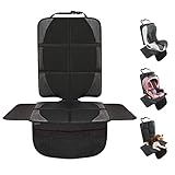 【ISOfix geeigneter Sitzschoner】 Die zwei Aussparungen in dem Sitzbezug, erleichtern das Anbringen Ihrer ISOFIX-Befestigungen für die Babyschale. Mit praktischen Aufbewahrungsfächern für einfachen Zugriff auf Spielzeug und andere notwendigen Dinge.