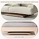 FANTASK Bodenstuhl Bodensessel mit 6- stufig Verstellbarer Rückenlehne, Game Sessel gepolstert, Bodensofa Meditationsstuhl Lazy Sofa Fensterstuhl Meditationsstuhl (Beige)