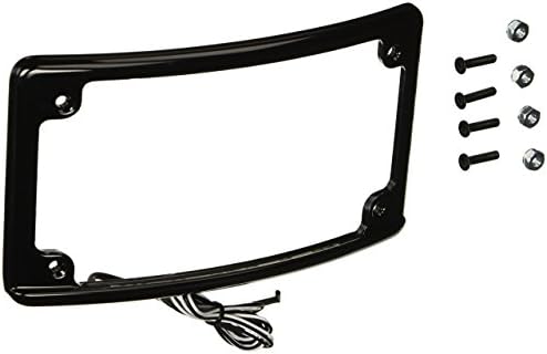 Custom Dynamics LPF-RAD-B-LP License Plate Frame (Radius-Style Black)