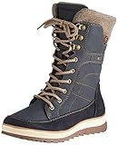 TEX-Membran Tom Tailor Damen 2191404 Halblange Stiefel, Navy, 38 EU