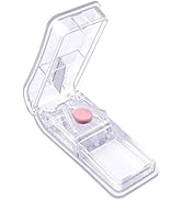 Opret 薬カッター ピルカッター 錠剤カッター 半割 切りやすい 携帯用 薬 カッター クリア