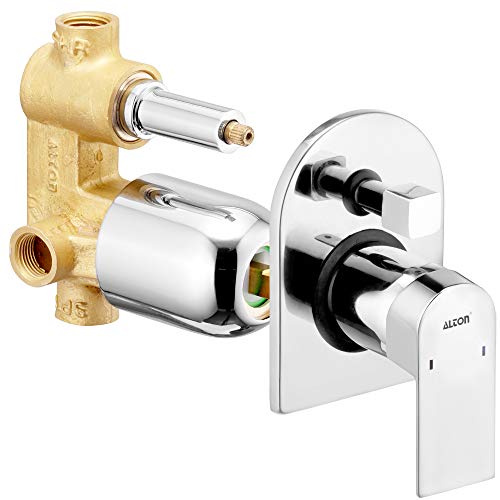 Image of ALTON ARA19100 Brass, High Flow Concealed Body Diverter Full Set, Chrome
