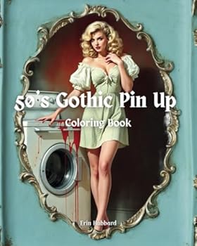 Paperback 50's Gothic Pin Up: Coloring Book