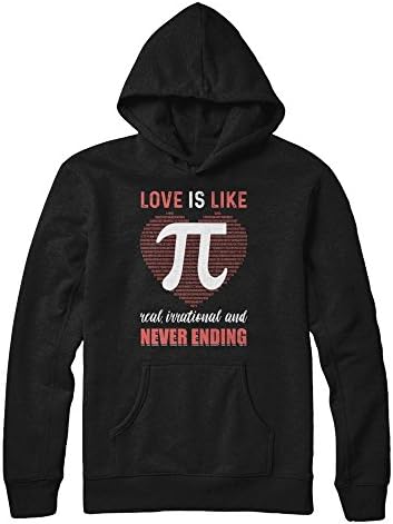 CenturyTee Love is Like Pi Never Ending Math Happy Pi Day Couple Shirt Hoodie