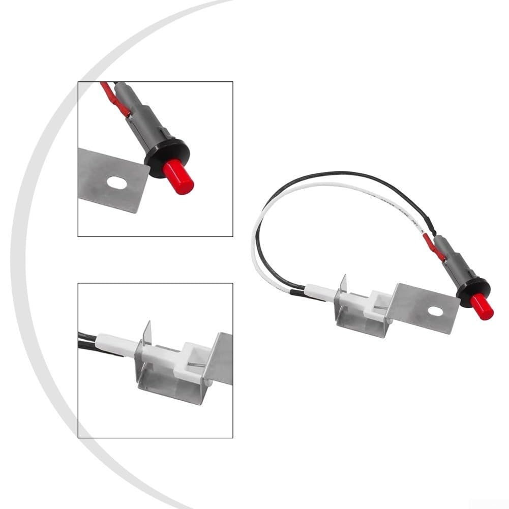 Kit de Encendido Electrónico para Weber Q100 Q200 Repuesto Botón Pulsador Barbacoa Gas 13x9cm