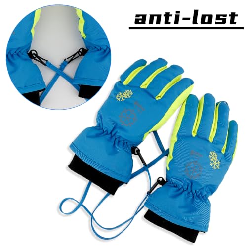 Kids' 3-Size Winter Snowboarding Gloves for Boys & Girls4