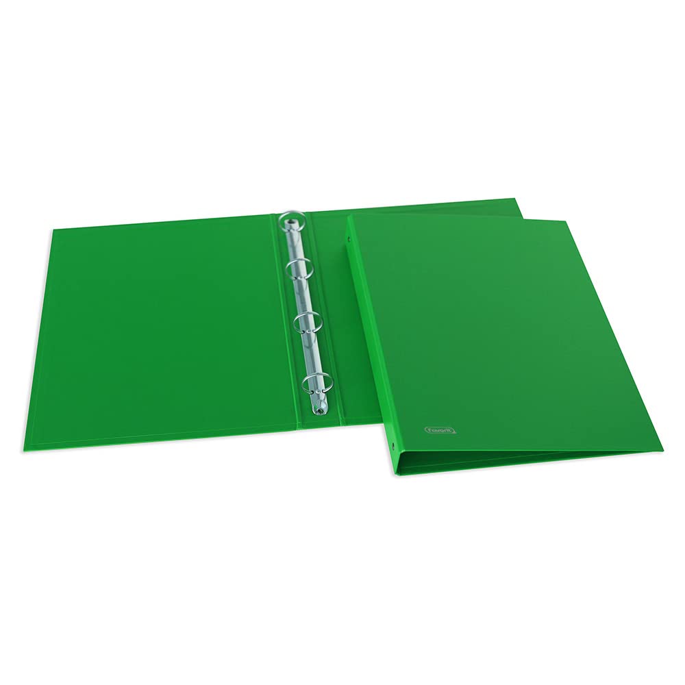 FAVORIT Sprint Cardboard Ring Binders, 22 x 30 cm, 4 30 mm Round Ring, Green 400173287