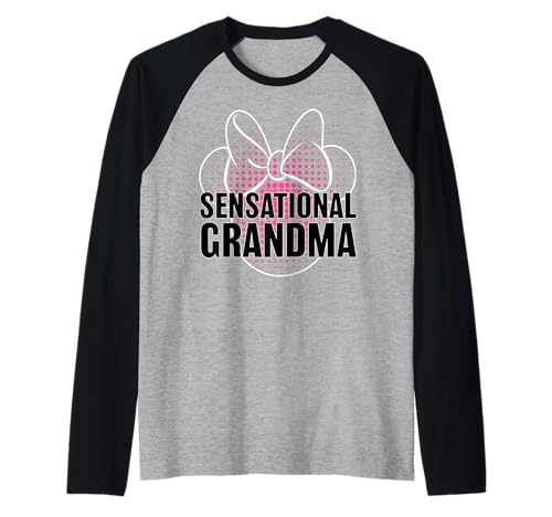 T-shirt Mickey Disney Grandma : haut style baseball pour sorties en famille