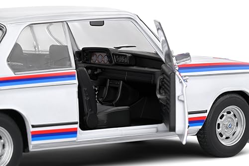 BMW 2002 Tii Turbo Evocation Blanco a Escala 1:18 miniatura 4