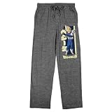 Dragon Ball Super Vegeta Men's Heather Gray Sleep Pajama Pants