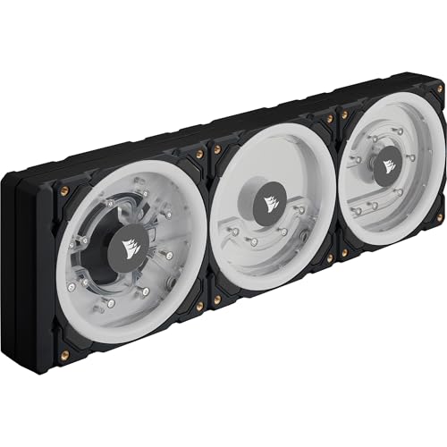 Corsair Hydro X Series XD7 RGB Combinaison Pompe/Réservoir (Système de Plaque de Distribution de 360 mm, Pompe D5 PWM, Réservoir de 140 ml, 36 LED RGB paramétrables Individuellement) Noir