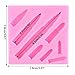 YIHUOMOLDS Bullet Fondant Silicone Molds For Cake Decorating Cupcake Topper Chocolate Candy Gum Paste Polymer Clay