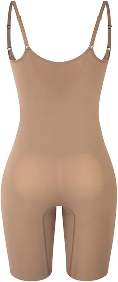 Women Waist Trainer Full Body Shapewear Tummy Control Butt Lifter Shaper Thigh Slimmer High Bodysuit with Straps