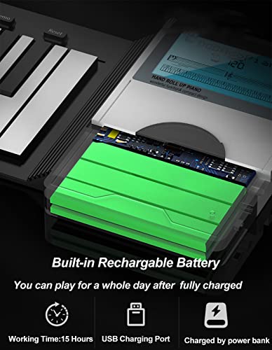 Surnuo RUP-001-88KEYS Portable Roll Up 88 Keys Piano Keyboard thumb #2
