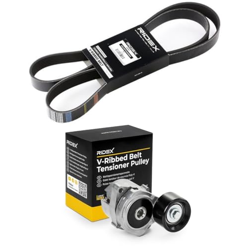 RIDEX 542R0640 Juego de correas trapeciales poli V automático compatible con HONDA CR-V III RE