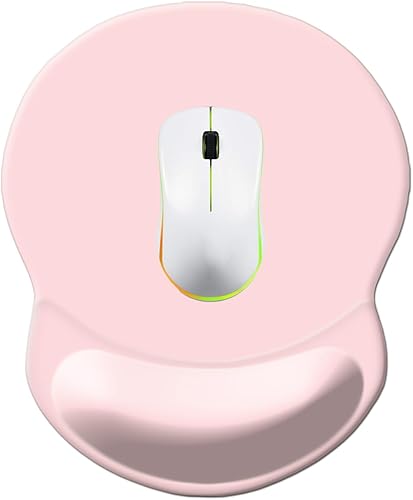 Miniatura 7 de Alfombrilla para mouse con soporte de muñeca, alfombrilla antideslizante para mouse para oficina, computadora, laptop y Mac, duradera, cómoda y 05