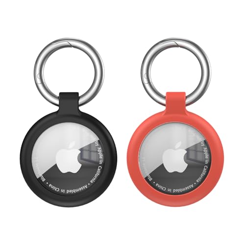 PAIFIEVD AirTag ケース防水 Airtag キーホルダー TPU製 全面保護 エアタグケース 持ち運びに便利 傷 耐衝撃/擦傷防止 エアタグ キーホルダー 車のカギ/カバン/キー/荷物/財布/バッグに掛ける