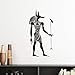 Produktbild Terilizi Alte Ägypten Kultur Schwarz Weiß Anubis Totem Frescosilhouette Wandaufkleber Kunst Aufkleber Wandbild Diy Tapete Für Room Decal-45 * 100 Cm