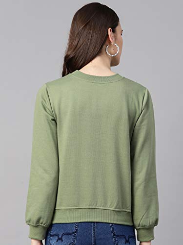 Image of pluss Women's Fleece Round Neck Sweatshirt