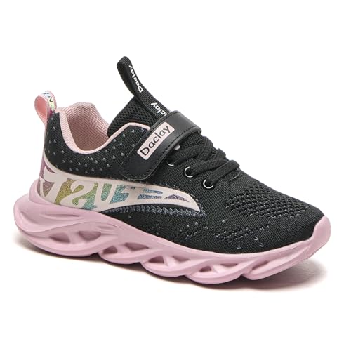 Image of Daclay Kids Sports Shoes Running Shoes for Spring and Autumn Casual Knit Sneakers for Girls Boys School Students Teenager