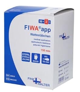 FIWA®app Wattestäbchen großer Kopf steril