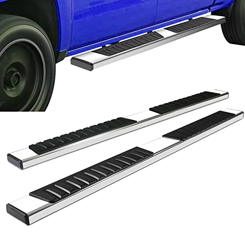 Boardroad Running Boards For 2019-2023 Chevy Silverado/Gmc Sierra 1500 Crew Cab 4-Door 2020-2023 2500Hd/3500Hd Crew Cab, 6.5 Inches Pickup Side Steps Nerf Bars Stainless Steel #TOP13