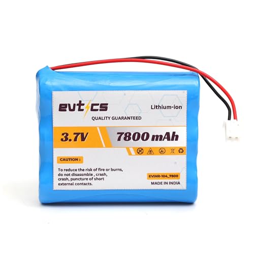 Image of 3.7V 7800mAh Li ion 18650 Battery Pack | Rechargeable Lithium Battery | 4.2V Charging | DIY Projects LED Lights RC Toys Robots Solar Gadgets Portable Use