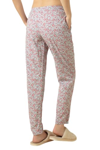 Image of Van Heusen Women's Printed Lounge Pants | Drawstrings & Side Pockets | Ultra Soft Fabric | Relaxed Fit | At home pyjamas | Everyday Comfort | Printed | Style 55306 | Available in Pack of 1 & 2
