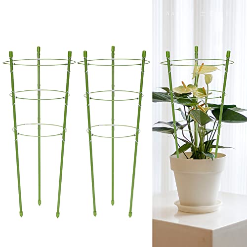 Plant Support Cages Tomato Cage For Garden Adjustable Flowers Vegetables Plants Climbing Trellis Garden Plant Stakes 2 Pack #TOP25