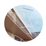 ☆ (PC ecológica) policarbonato resistente a altas temperaturas, grosor de aproximadamente 3,5 mm, buen efecto de iluminación, buena tenacidad, resistencia al impacto, aislamiento acústico, aislamiento térmico, retardante de llama, antienvejecimiento, la mejor opción para ahorro de energía y protección del medio ambiente, usado por más 15 años