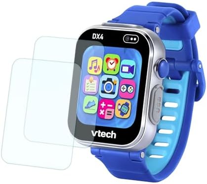xcivi 2PC Tempered Glass Screen Protector for VTech Kidizoom Smartwatch DX4