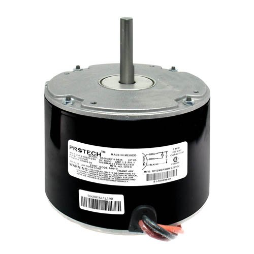 K55HXLAK9881 OEM Upgraded Emerson Condenser Fan Motor 1/5 HP 208230/220240 Volts 1075/900