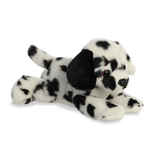 Image of Aurora® Adorable Mini Flopsie™ Dipper Dalmatian™ Stuffed Animal - Mini Companions Ready for Playful Adventures - for Kids All Ages, Toddlers, Adults, and Families - White 8 Inches