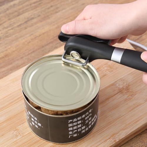 Abrelatas de acero inoxidable cómodo para personas mayores 8