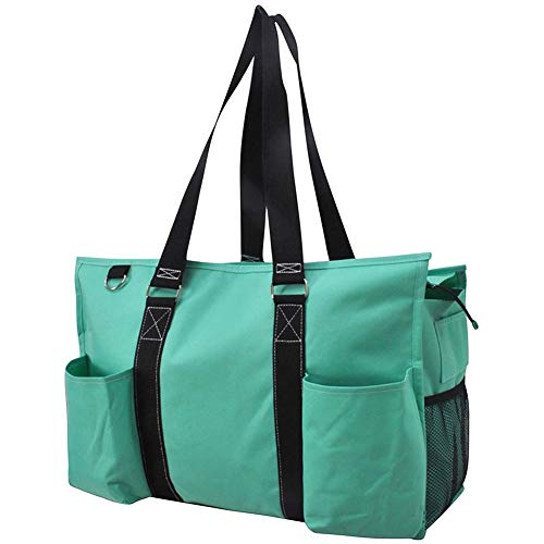 NGIL All Purpose Organizer 18" Large Utility Tote Bag 2019 Spring Collection (Solid Mint Green)2