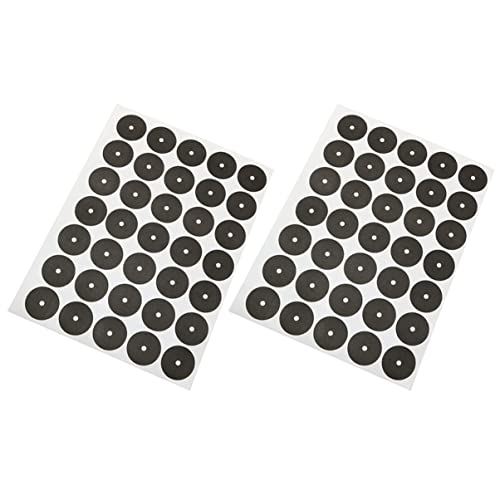 Yardwe Snooker Billiard Spot Sticker Self-Adhesive Dots for Pool Table 2 Sheets Set